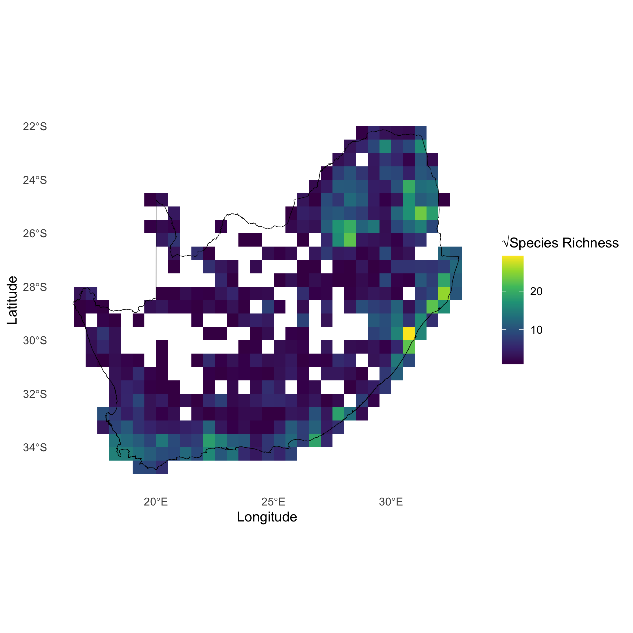 √Species Richness