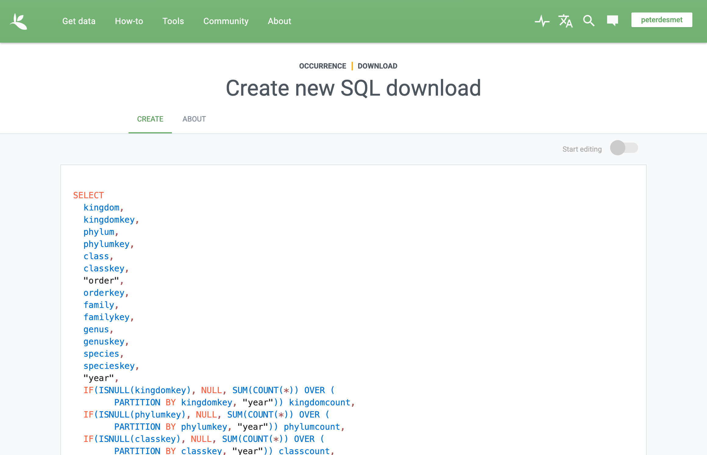 cube sql